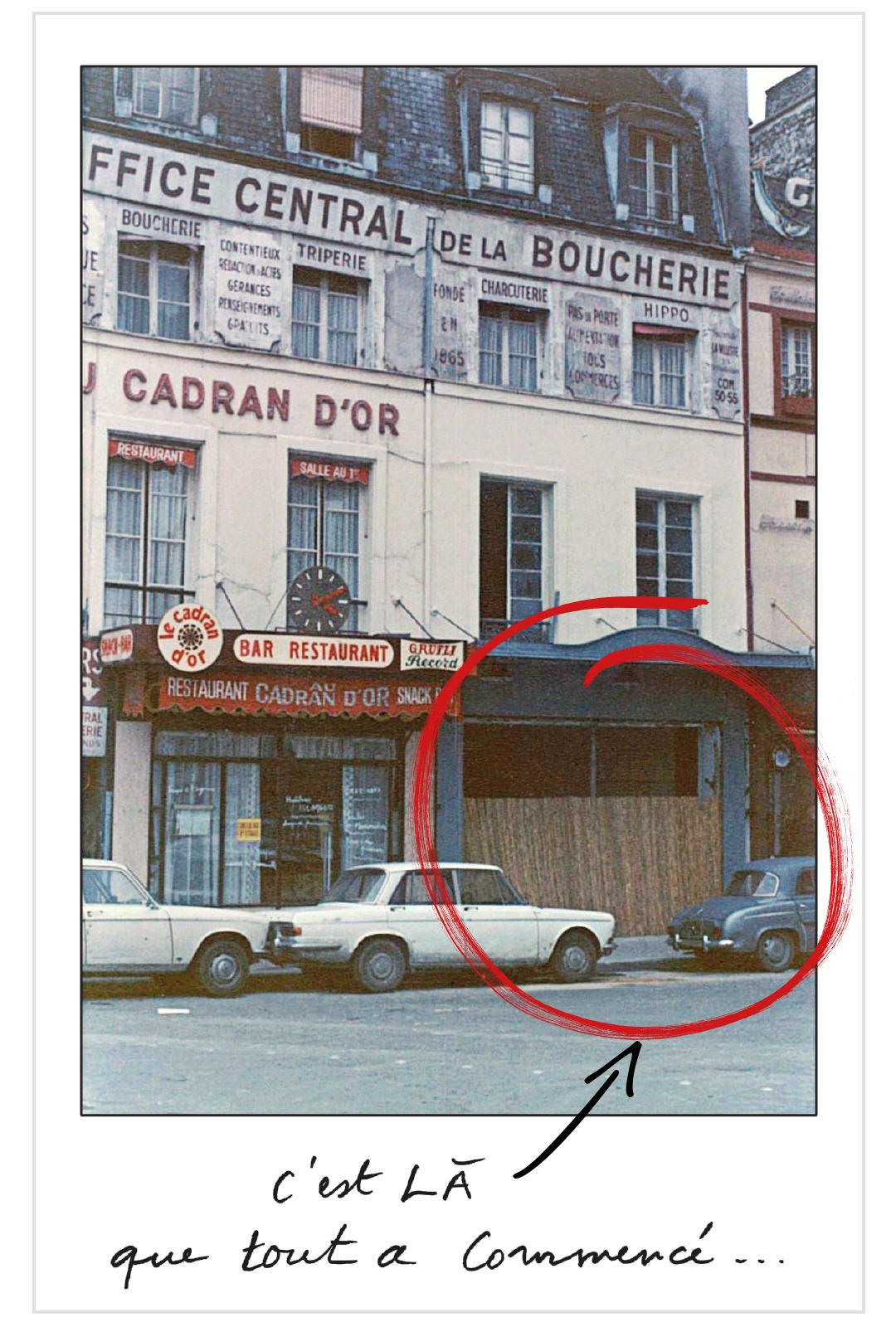 photo archive les Halles - Paraboot pour agnès b.